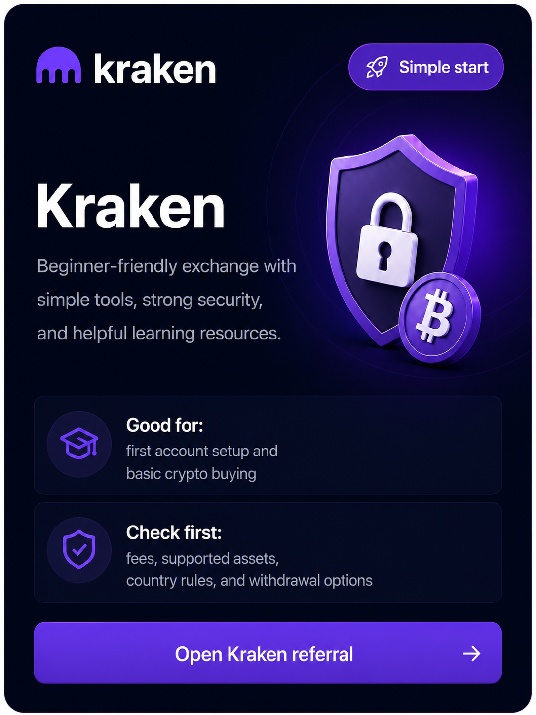 Kraken referral research card