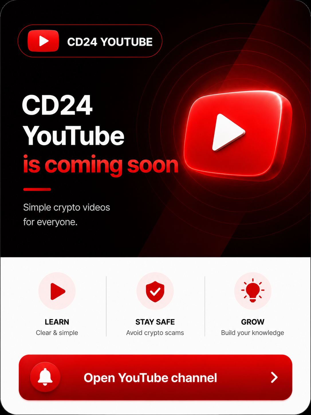 CD24 YouTube channel is coming soon